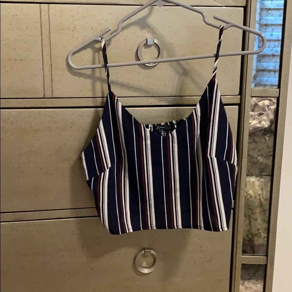 Cute striped crop top